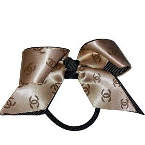 Upcycled Chanel Hair Ponytail Holder👱‍♀️ 🎀